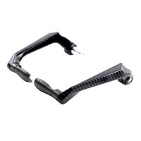 Ioensy - Protector De Manillar De Motocicleta, Protectores De Palanca De Embrague De Freno, Color Negro