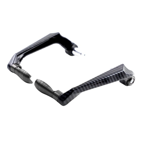 Ioensy - Protector De Manillar De Motocicleta, Protectores De Palanca De Embrague De Freno, Color Negro