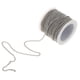 thumbnail image 5 of Collar De Cadena De Cable De Acero Inoxidable Plateado Para Hombres Y Mujeres Manualidades 2 2 Mm, 5 of 5