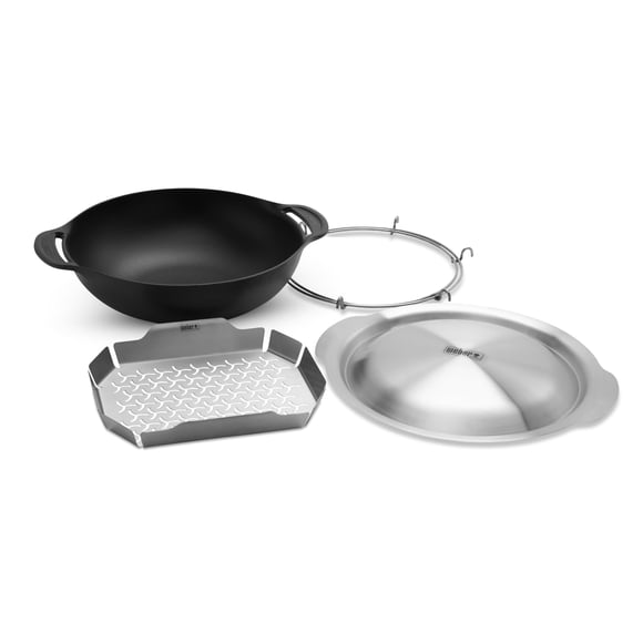 Contenedor para Cocinar Weber Crafted Wok y Vaporizador 5.7L