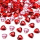 thumbnail image 1 of 200 corazones rojos de acrílico para San Valentín, ideales para decorar mesas de boda, rellenos de jarrones, 1,3 cm (200 unidades, rojo, rosa), 1 of 5