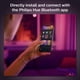thumbnail image 5 of Luminaria Philips Hue de 4 pulgadas Smart Color Ambiance, 850 lúmenes, 5 of 9