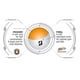 thumbnail image 3 of Pelota de golf Bridgestone e6 Soft White con control de larga distancia, 3 of 3