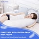 thumbnail image 2 of Funda de almohada para Contour Swan Body Pillow Original Cool XL Candy Cane, 2 of 6