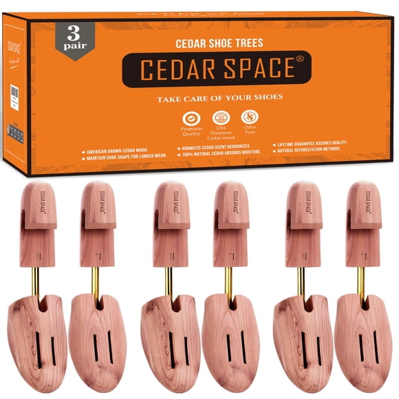 Hormas De Madera De Cedro Ajustables 3 Piezas Para Hombre Talla 6 5 14