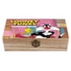 thumbnail image 1 of Silvestre y Piolín Caja Organizadora de Madera Rústica - Caja Decorativa Multifuncional para Escritorio, Hogar, Oficina, Joyas y Manualidades, 1 of 6