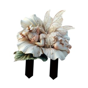 Bothyi - Estaca De Jardín De Hadas, Obra De Arte, Adorno 2D, Escultura Acrílica Para Patio De Césped