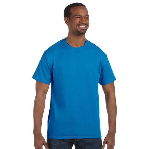 Camiseta Gildan De Algodón Pesado, 150 G, Zafiro, Talla L