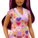 thumbnail image 4 of Muñeca de moda Barbie Fashionistas #207 con pelo rosa y vestido, 4 of 6
