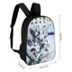 thumbnail image 2 of Tokyo Ghoul-theme Backpack, Campus style schoolbag Bookbag with Adjustable Shoulder Straps And Large Zip Compartment, Unisex Travel Bags., 2 of 6