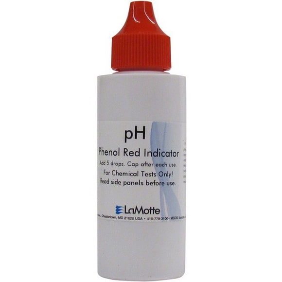 Reactivo de pH LaMotte 7037-H rojo de fenol 60 ml