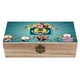 thumbnail image 1 of La Morsa Cantante Caja Organizadora de Madera Rústica - Caja Decorativa Multifuncional para Escritorio, Hogar, Oficina, Joyas y Manualidades, 1 of 6