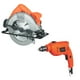 thumbnail image 1 of Sierra Circular 71/4 1400W +Taladro Percutor 3/8 550W +Disco, 1 of 3