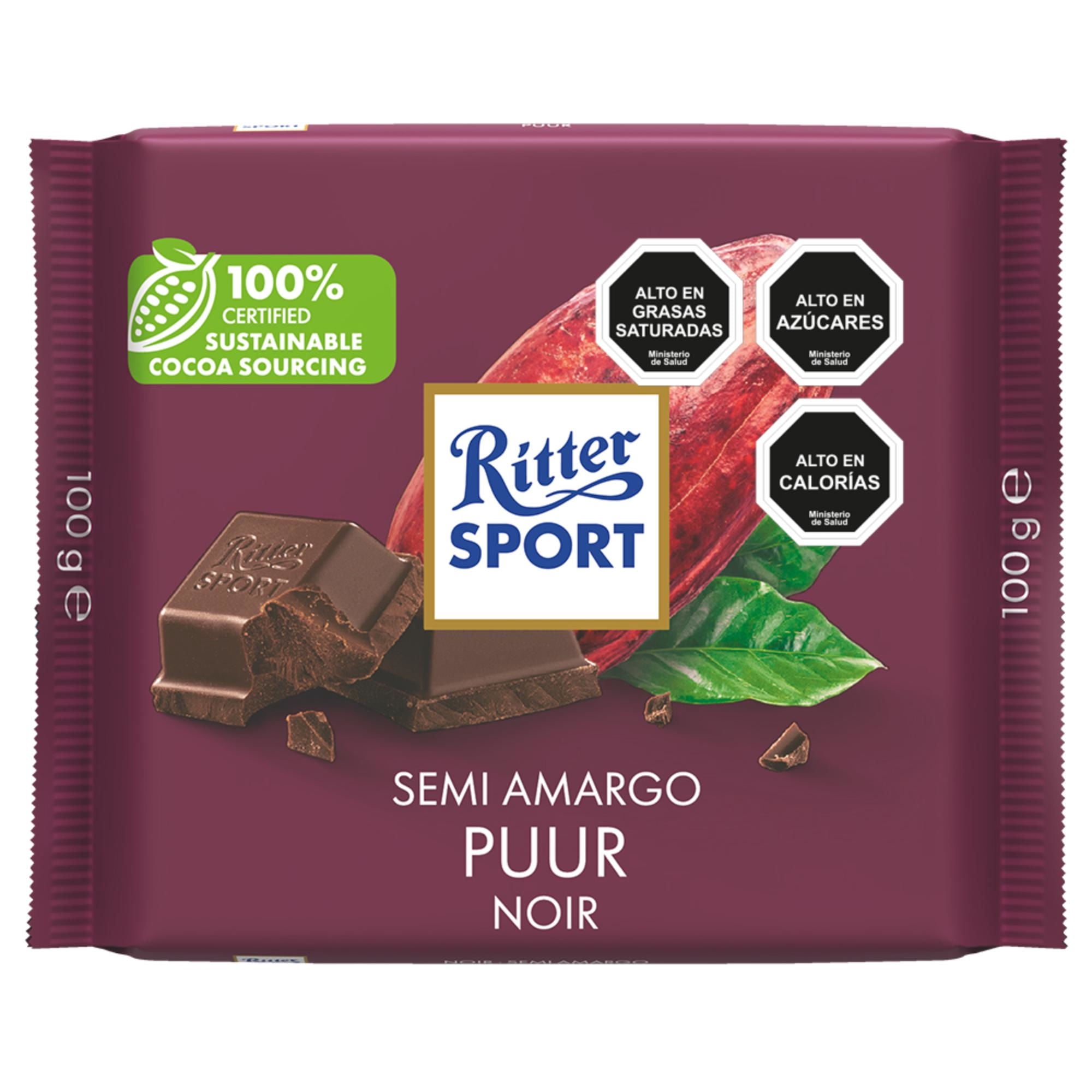 Chocolate Ritter Negro 100 g Ritter Sport