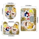 thumbnail image 3 of Richie Rich Juego de 3 alfombras de baño de coral fleece: tapete de baño + alfombra de inodoro en forma de U + funda de tapa de inodoro en forma de O, 3 of 6