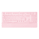 thumbnail image 1 of Teclado Fantech MK853 mecánico rosa inglés USA, 1 of 3