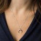 thumbnail image 4 of Collar de plata Turandoss, juego de collares en capas chapado en oro blanco de 14K, 4 of 6