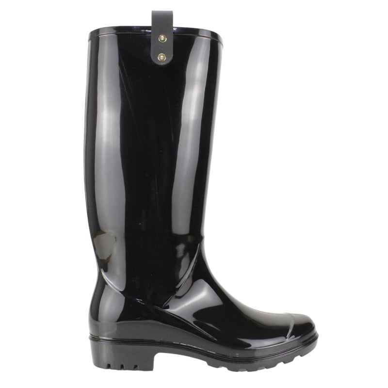 Bota De Agua New Walk Negro Brillante
