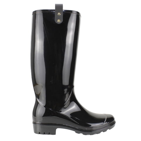 Bota De Agua New Walk Negro Brillante