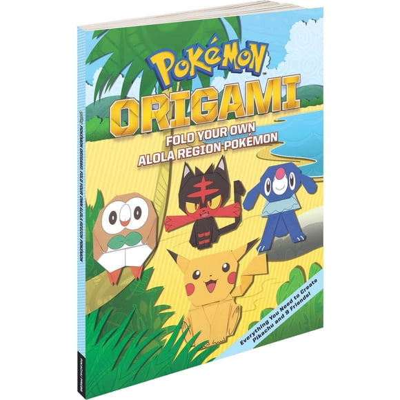 Libro de origami Pikachu Press Pokémon Origami Región de Alola