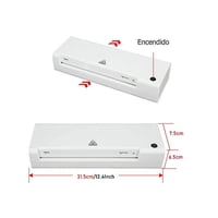 Micolor - Maquina Termolaminadora Tamaño A4 (Incluye Cortador De Puntas Y Micas Pequeñas)