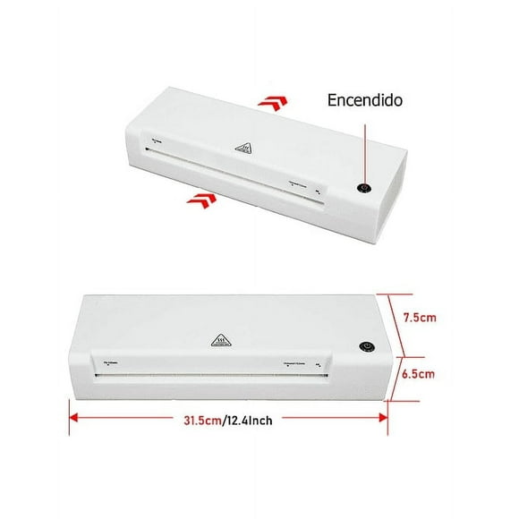Maquina Termolaminadora Tamaño A4 (Incluye cortador de puntas y micas pequeñas)