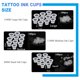 thumbnail image 4 of Kit Emalla de 300 Vasitos de Tinta para Tatuaje, Tamaños Mixtos, 4 of 7