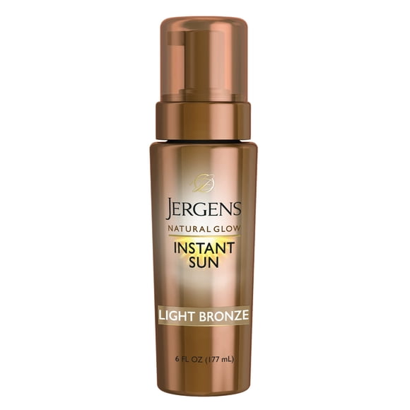 Mousse corporal de sol instantáneo Self Tanner Jergens Natural Glow, 180 ml