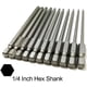 thumbnail image 3 of Juego de 11 puntas de destornillador Torx de seguridad de 100 mm, con vástago hexagonal de 1/4 de pulgada, T6, T7, T8, T9, T10, T15, T20, T25, T27, T30 y T40., 3 of 7