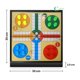 thumbnail image 4 of Ajedrez de Madera Plegable 39 cm + Backgammon + Ludo 30 cm Set Juegos de Mesa 3 en 1 C.Mend, 4 of 12