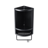 Bothyi - Estante De Esquina Para Baño, Estante De Ducha De Baño Estable Para Inodoro, Lavandería, Ducha, Negro