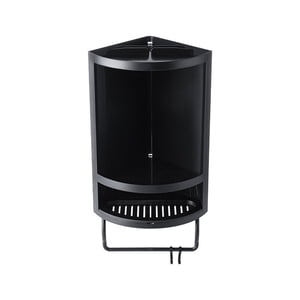 Bothyi - Estante De Esquina Para Baño, Estante De Ducha De Baño Estable Para Inodoro, Lavandería, Ducha, Negro