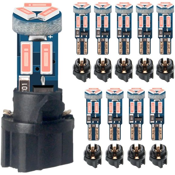 Bombilla LED DODOFUN T5 37 74 PC74 PC37 Rosa con Twist Lock
