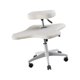thumbnail image 2 of Taburete Con Patas Cruzadas Y Asiento Acolchado Grueso, Silla Ergonómica Para Meditación, Color Blanco, 2 of 5