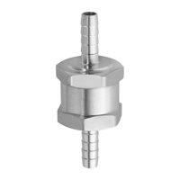 Magideal - Válvula Antirretorno Diseñada Para Sistemas De Baja Presión De Carburador Con Conexión Rápida Aluminio Y Acero Inoxidable Adecuada Para Coches Motos 6 Mm