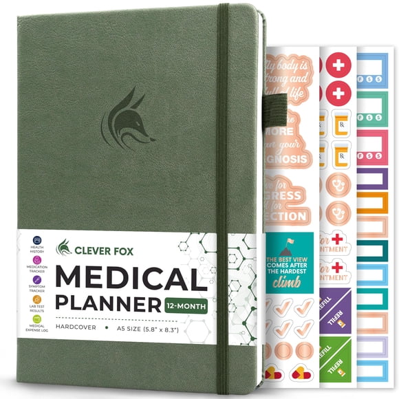 Planificador Clever Fox 15x21 cm Diario de Pacientes