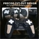 thumbnail image 3 of Funda para controlador de PlayStation 5, funda de silicona antideslizante para el mando de PS5 con tapones para el pulgar, protectores para el joystick y adhesivo envolvente para la funda-Gris, 3 of 7