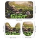 thumbnail image 3 of Yo soy Groot-theme 4-Piece Shower Curtain Set with Rugs, Waterproof Bathroom Decor Set Includes Bath Mat, U-Shaped Rug, Toilet Lid Cover and Curtain with Hooks, 3 of 6