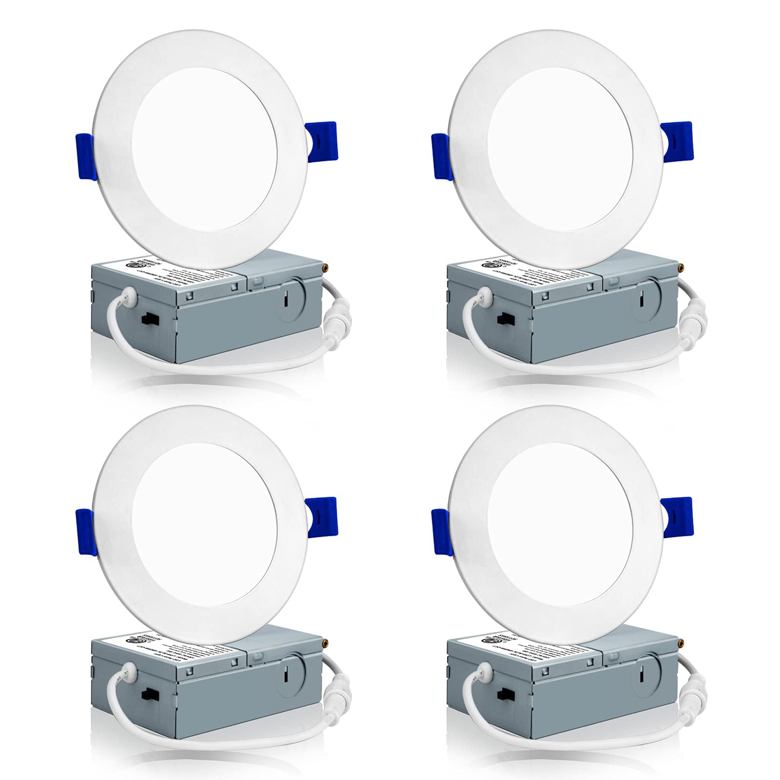 Luminaria Meconard Luz Led Empotrable De Techo De 4" 9 W 750 Lm