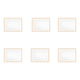 thumbnail image 1 of Pack 6 pizarra acrílica 20x30 pizarra blanca madera, 1 of 3