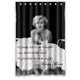 thumbnail image 1 of Cortina de ducha de baño con diseño de Marilyn Monroe, con ganchos, tamaño 48 x 72 pulgadas, 1 of 3