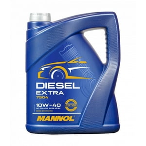Aceite De Motor Diesel Extra 10W40 Mannol 5Lts Amarillo