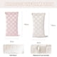 thumbnail image 2 of Estuche para gafas de sol, funda de cuero suave para mujeres, hombres y niños, paquete de 2, rosa y blanco., 2 of 8