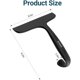 thumbnail image 2 of SetSail Shower Squeegee for Glass Doors, One-Piece All-Silicone, 2 of 3