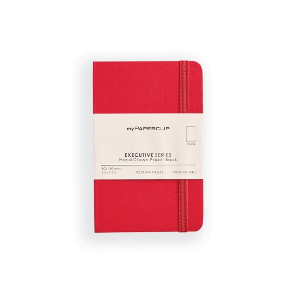 Notebook MyPaperclip Executive Series, tamaño pequeño, 3,5 x 5,5 pulgadas, 192 peniques