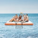thumbnail image 3 of Muelle flotante inflable VEVOR de 6 x 5 pies con bolsa de transporte y escalera, 3 of 3
