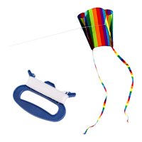 Bothyi - Rainbow Kites Fácil De Volar Cometa Colorida Para Niña Niño Familia Niños Raya
