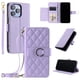 thumbnail image 5 of Funda tipo billetera FOXDOCK para iPhone 16 Pro – Tapa abatible con correa para mujer, 5 of 5