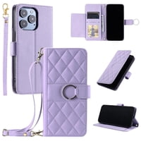 Funda Tipo Billetera Foxdock Para Iphone 15 Pro – Tapa Abatible Con Correa Para Mujer