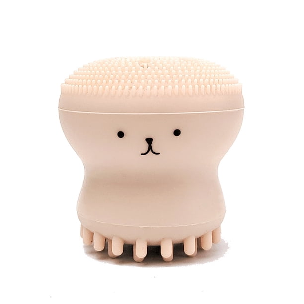 Octopus Shape Silicone Facial Scrubber Brush - Deep Clean & Massage for Daily Skin Care!